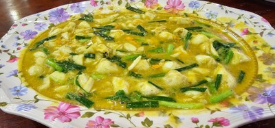 เนื้อปูผัดผงกะหรี่