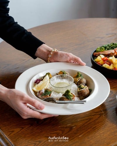 Grilled Sprial Babylon with Pesto