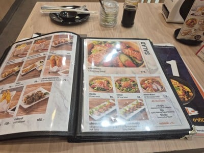 ป้ายราคาหรือสมุดเมนู