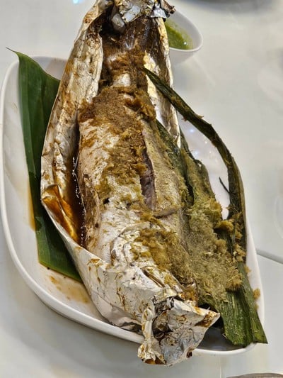 ปลาสำลีเผา