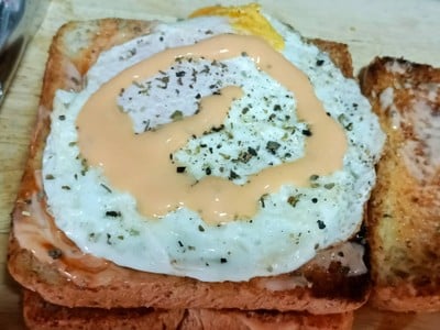 วิธีทำ แซนวิชไข่เบคอน