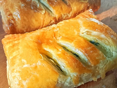 วิธีทำ พายผักโขมชีส / spinach and cheese pie