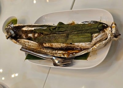 ปลาสำลีเผา