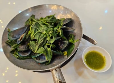 หอยแมลงภู่อบ