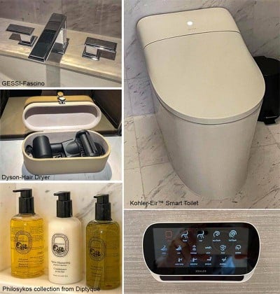 “Hi-End Bath. Amenities”
-ข้าวของเครื่องใช้ในห้องน้ำ ใช้ระดับไฮ-เอ็นด์ทั้งสิ้น