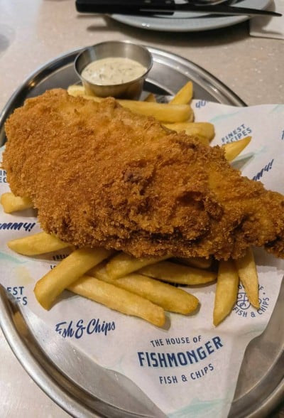 Fish & chips ปลากระโทงดาบ