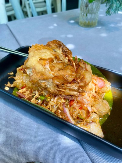 ยำส้มโอปูนิ่ม