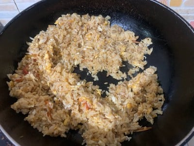 วิธีทำ ข้าวผัดน้ำพริกอ่อง