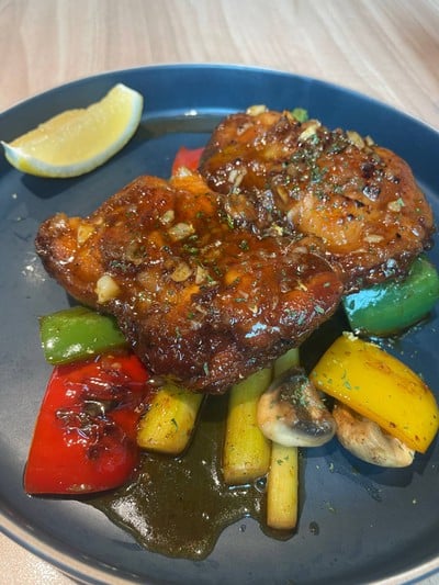Honey garlic roasted chicken