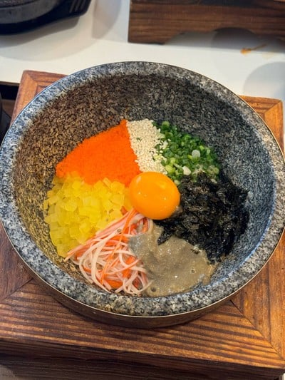 Crab Fat Dolsot Bibimbap