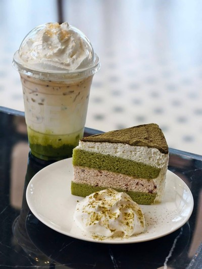 Red Bean Green Tea Cake