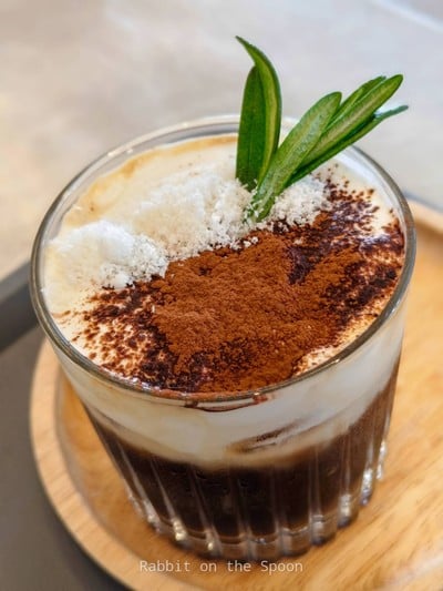 Coffee mousse coconut milk