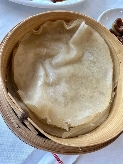 แป้งกินกับเป็ดปักกิ่ง