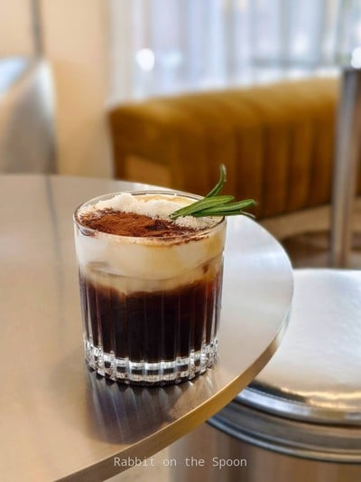 Coffee mousse coconut milk