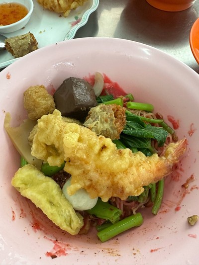 บะหมี่โฟยำแห้ง