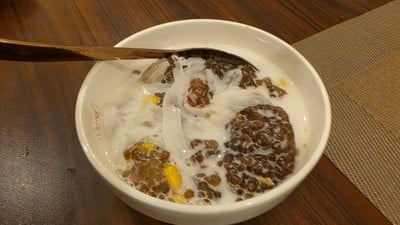 สาคูข้าวโพดมะพร้าวอ่อน