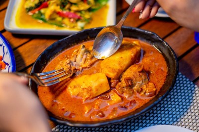 มัสมั่นไก่ใส่ทุเรียน