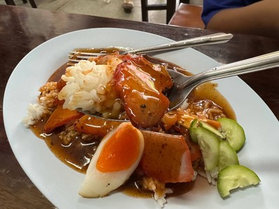 ข้าวหมูแดง (ล้วน)