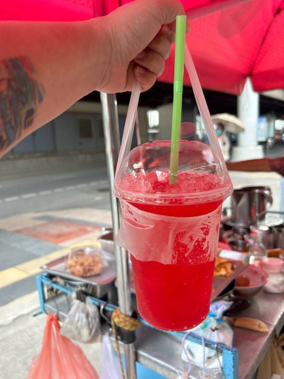 น้ำแดงมะนาวโซดา