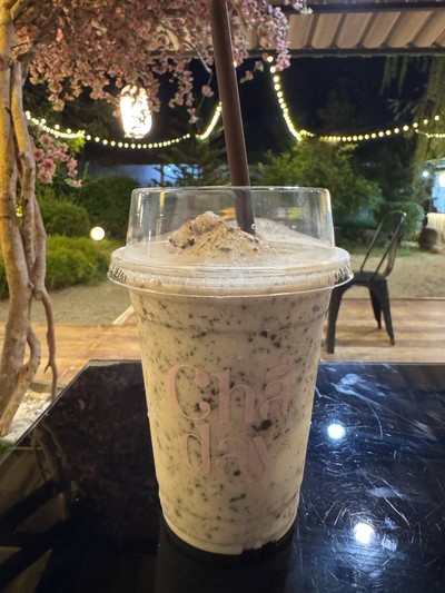 นมสดโอริโอ้ปั่น