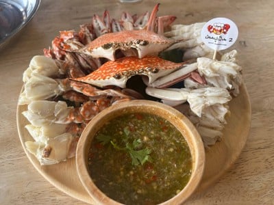 ปูม้าแกะพร้อมทาน
