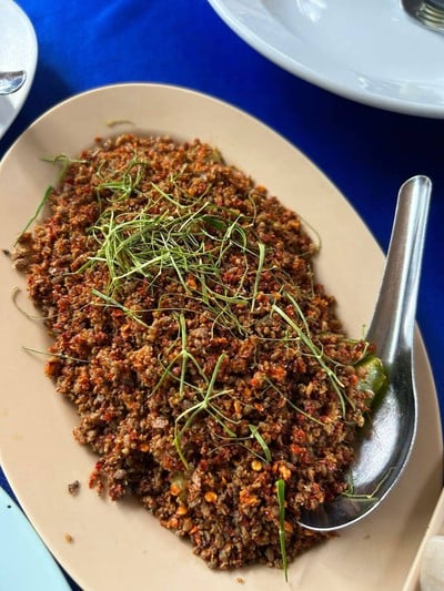 มะเขือยาวทอดเครื่อง