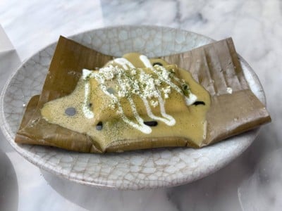 Tamal De Rajas Con Queso