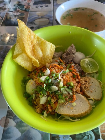 ก๋วยเตี๋ยวต้มยำโบราณแห้ง