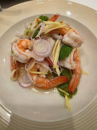 กุ้งพล่า