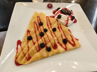 Blueberry Cheese Crepe