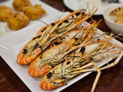 กุ้งใหญ่เผา