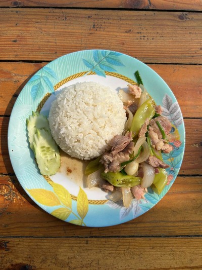 หมูผัดพริกหยวก