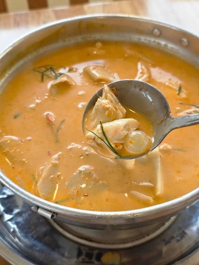 แกงคั่วเนื้อปูไข่ปลา