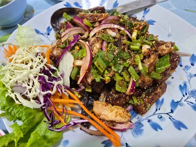 ลาบปลาสำลี