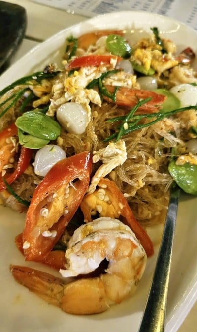 วุ้นเส้นผัดสามเหม็น