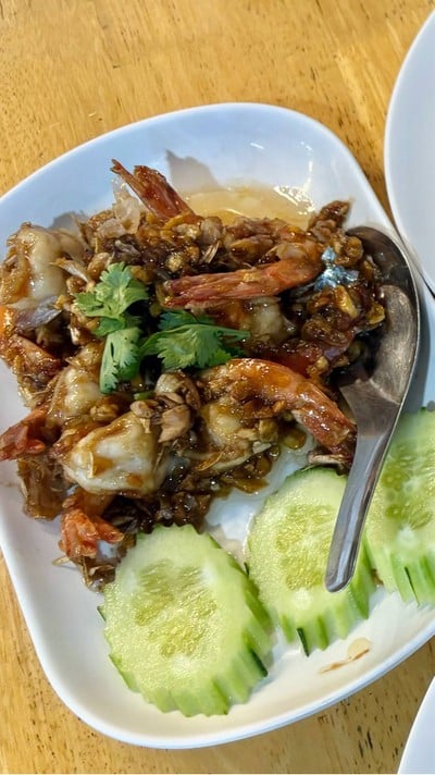 กุ้งทอดกระเทียม