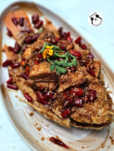 ปลาทับทิมทอด