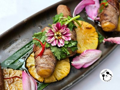 เนื้อย่างพันสับปะรด