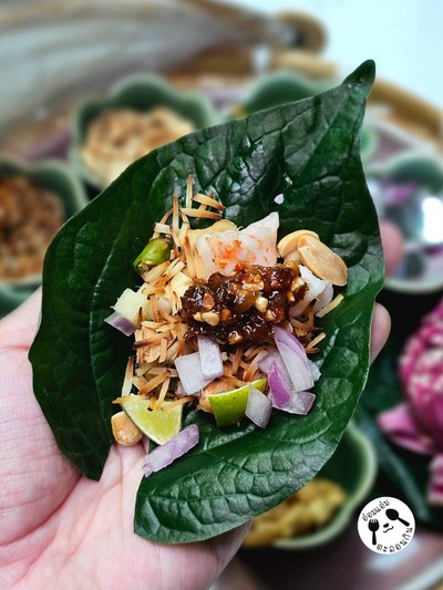 เมี่ยงคำกุ้งสด