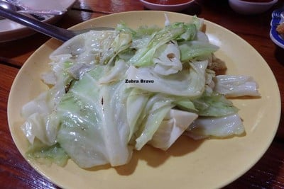 กะหล่ำปลีผัดน้ำปลา