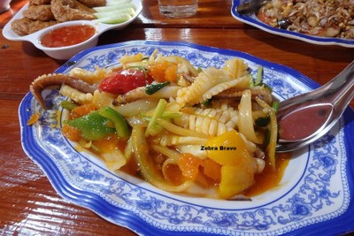 หมึกผัดไข่เค็ม