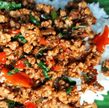 ข้าวกะเพราหมูสับ