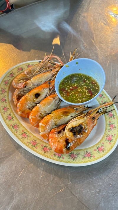 กุ้งเผา (ชุดเล็ก)