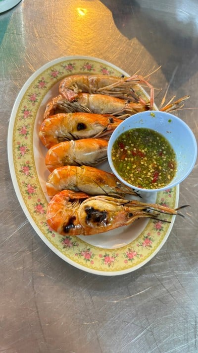 กุ้งเผา (ชุดเล็ก)