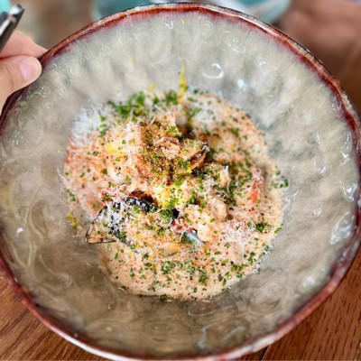 Seafood Risotto Lobster Bisque