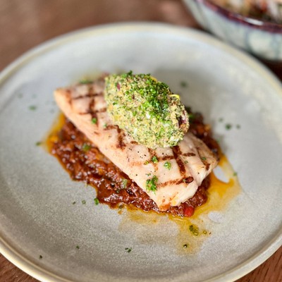 Halibut Spicy Ratatouille