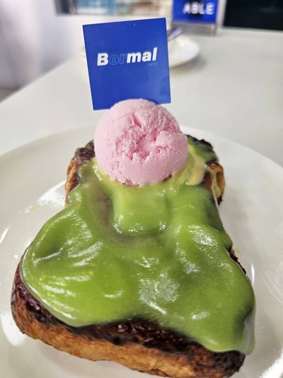Pandan Custard Burnt Butter Toast