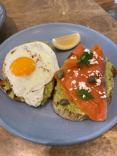 Sourdough Salmon Avocado Toast
