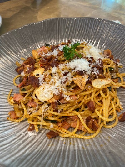 Spaghetti Spicy Bacon