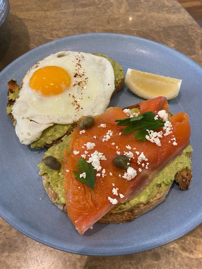Sourdough Salmon Avocado Toast